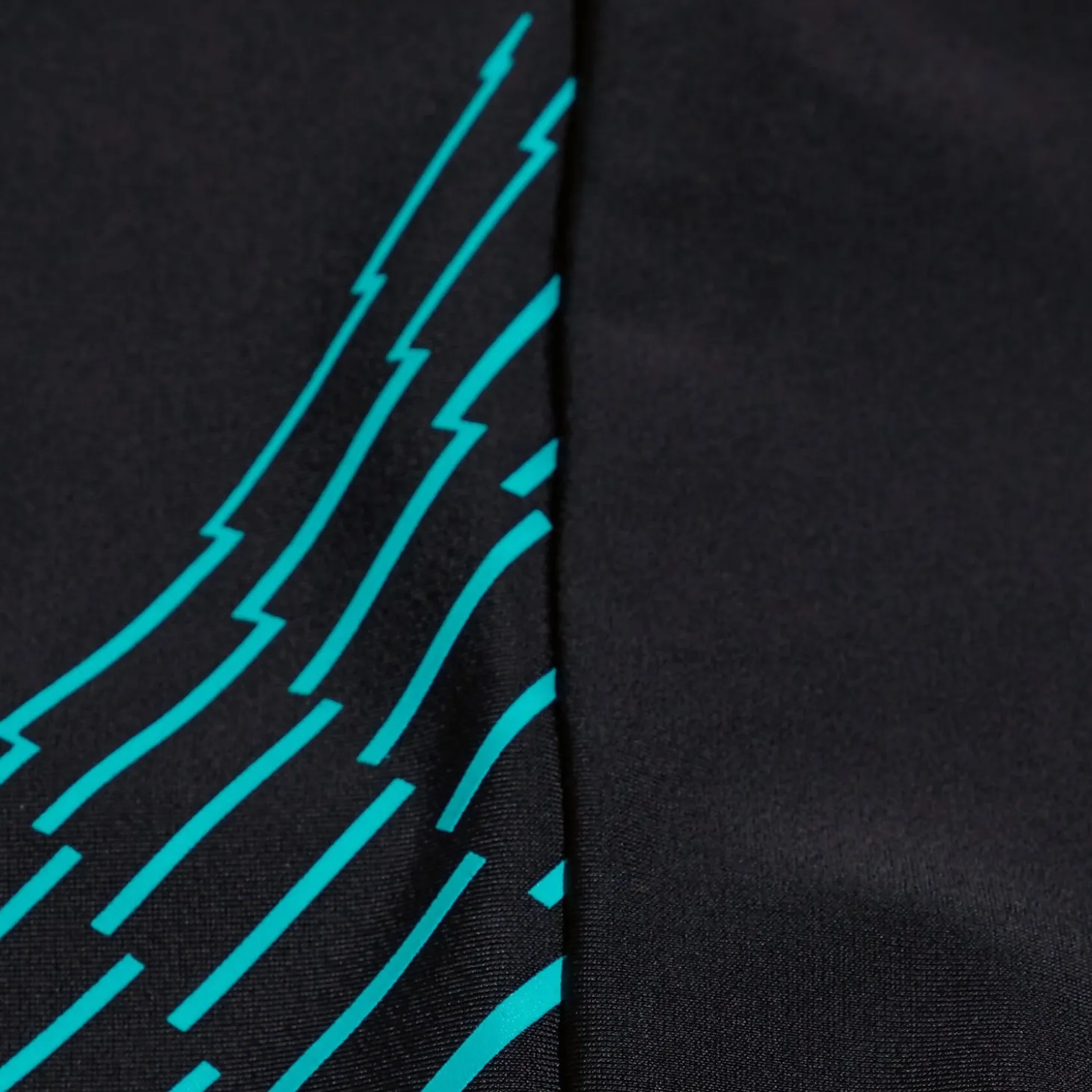 Men's Medley Logo Aquashorts Black/Aqua