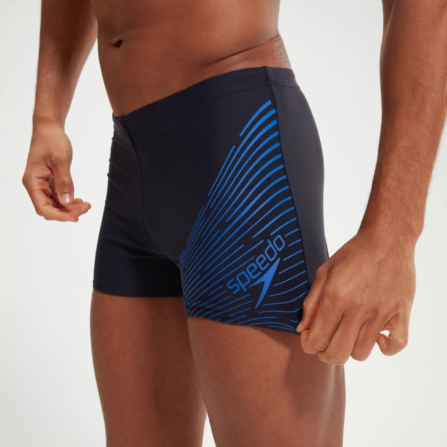 Men's Medley Logo Aquashort Navy/Blue