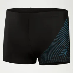 Men's Medley Logo Aquashort Black/Teal