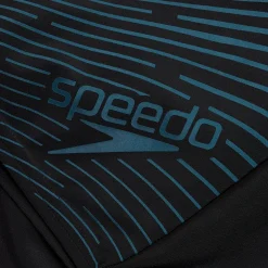 Men's Medley Logo Aquashort Black/Teal