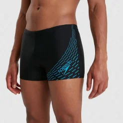 Men's Medley Logo Aquashort Black/Blue