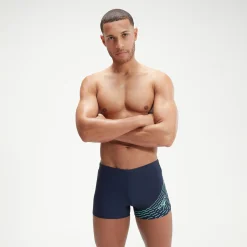 Men's Medley Logo Aquashorts Navy/Green