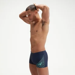 Men's Medley Logo Aquashorts Navy/Green