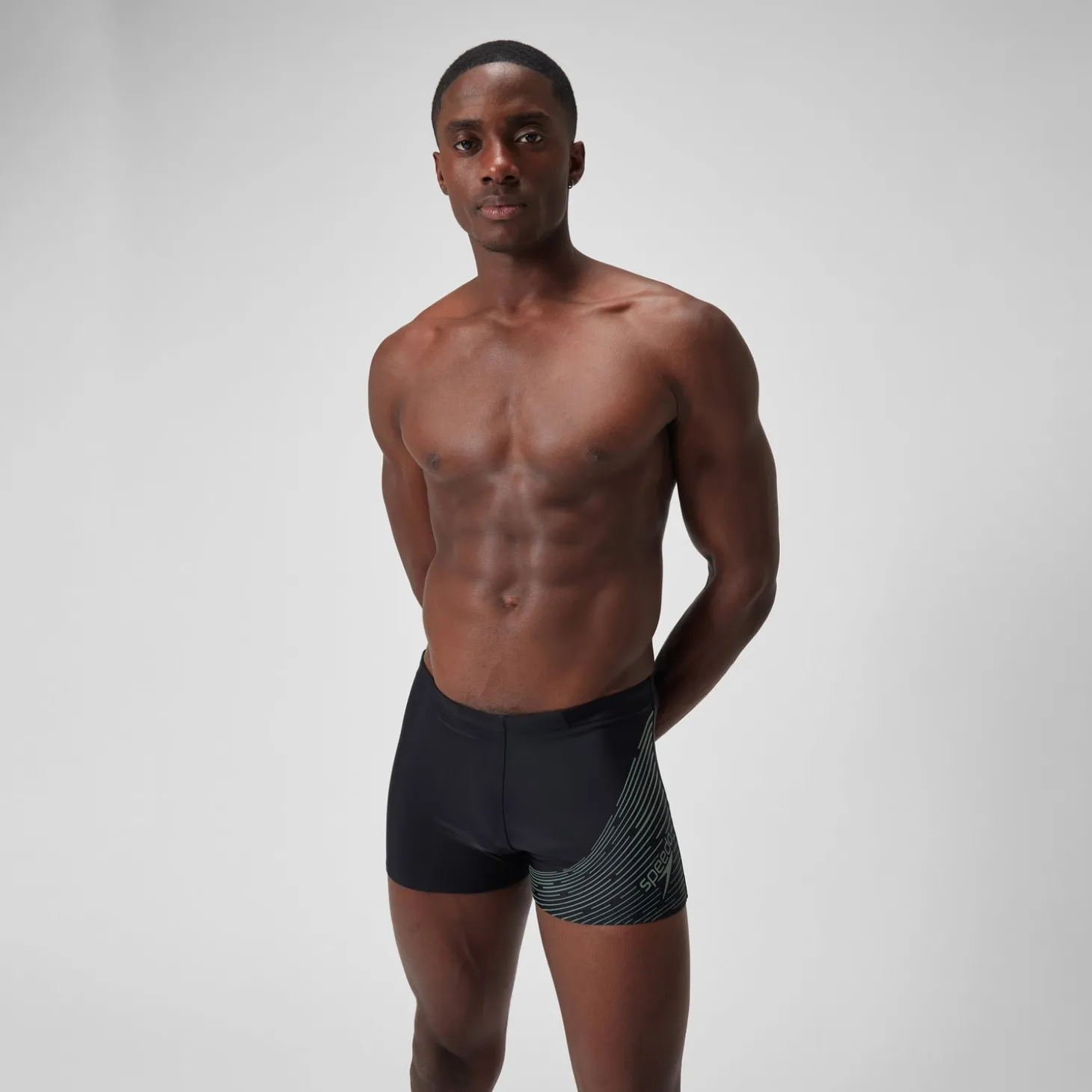 Men's Medley Logo Aquashort Black/Green