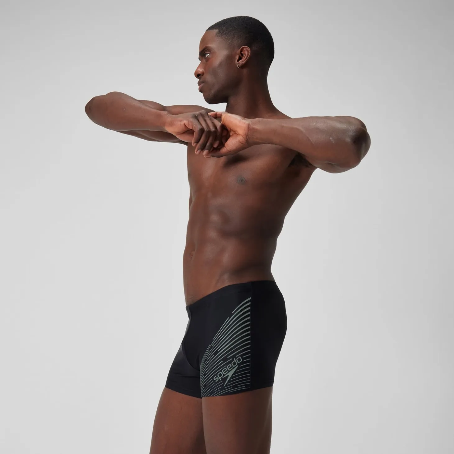 Men's Medley Logo Aquashort Black/Green