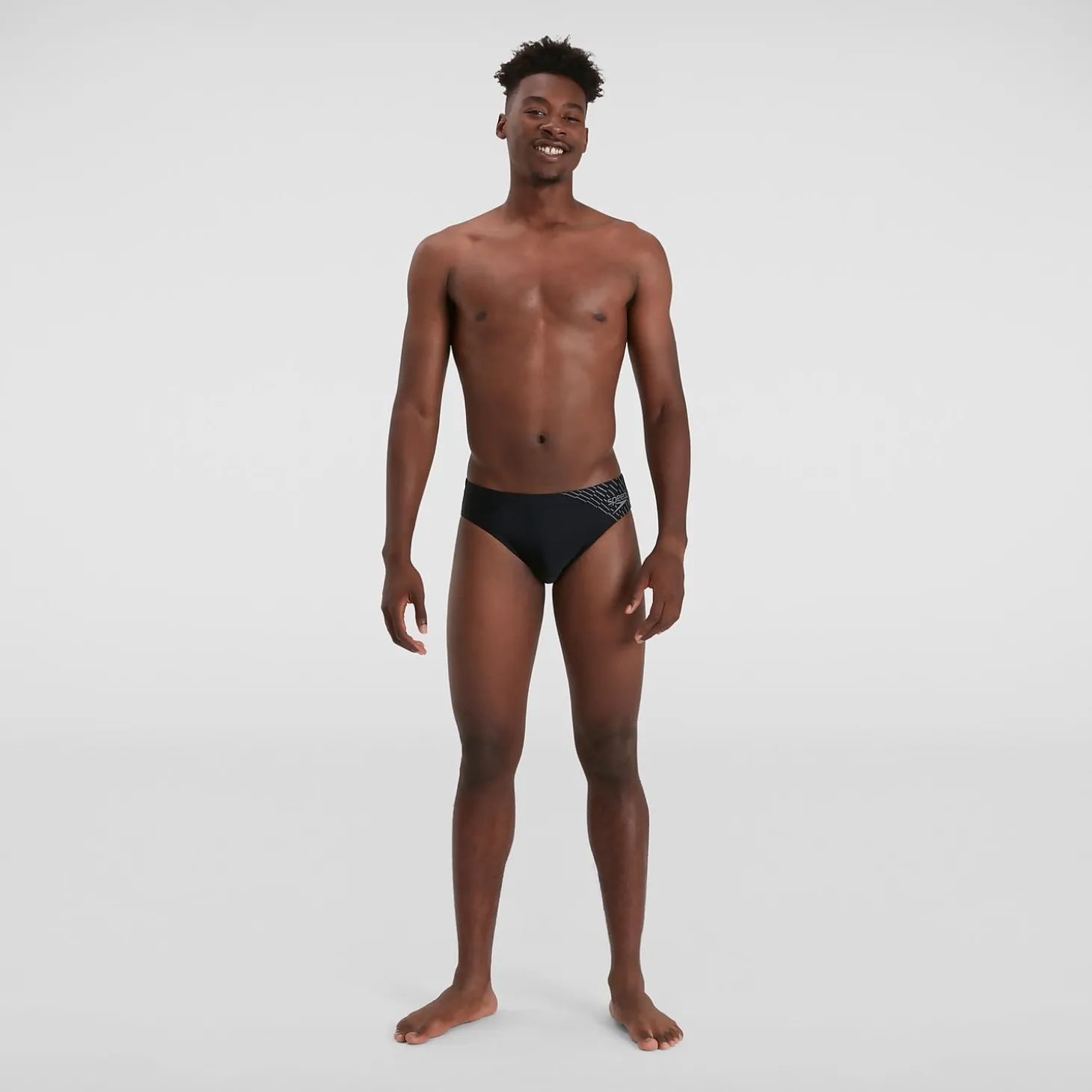 Men's Medley Logo 7cm Brief Black/Grey