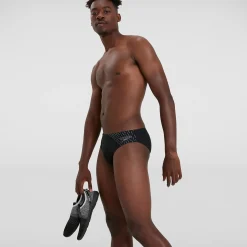 Men's Medley Logo 7cm Brief Black/Grey