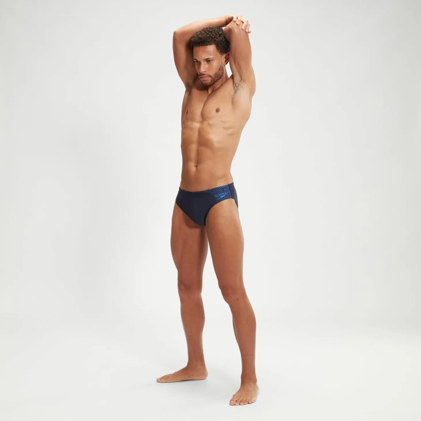 Men's Medley Logo 7cm Brief Navy/Blue