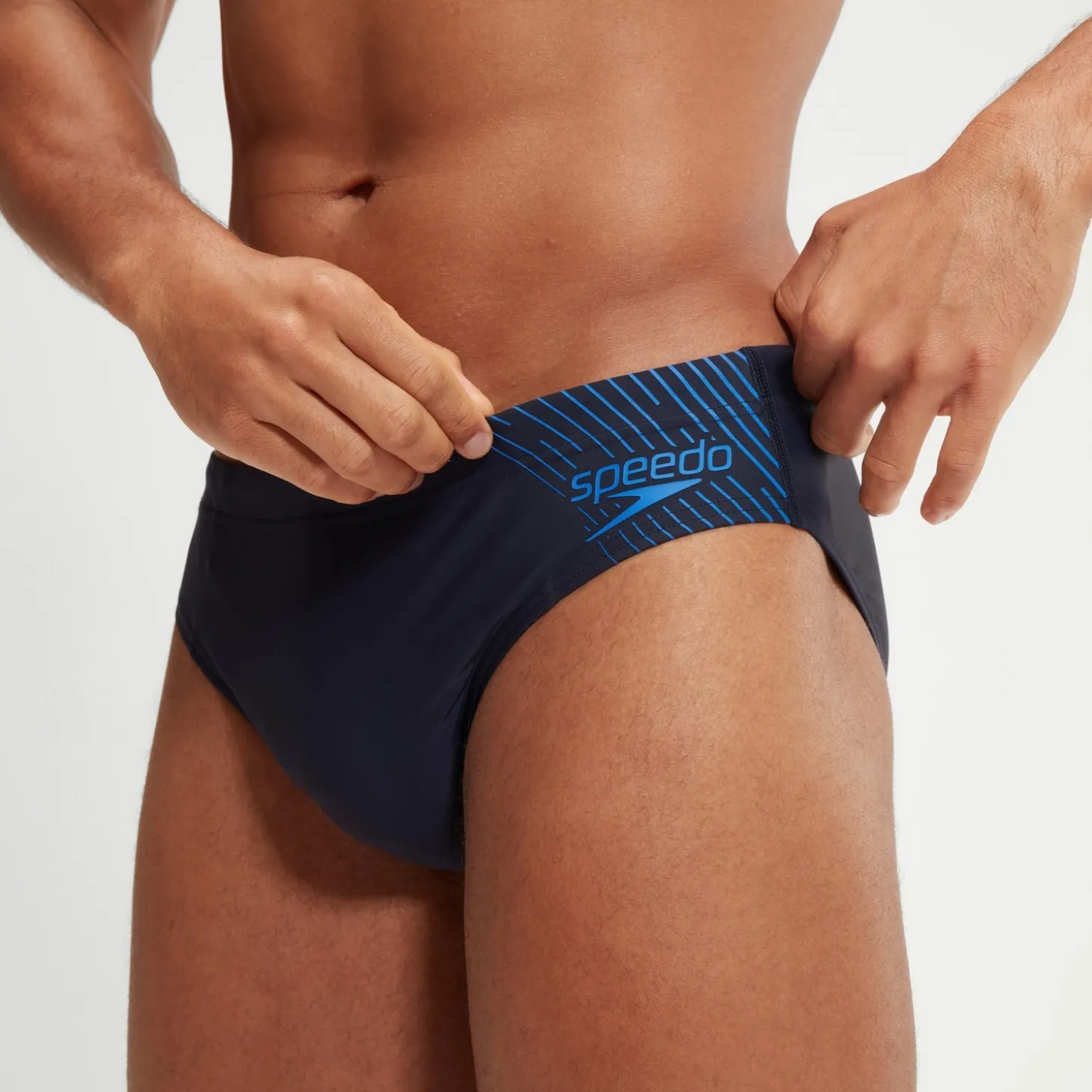 Men's Medley Logo 7cm Brief Navy/Blue