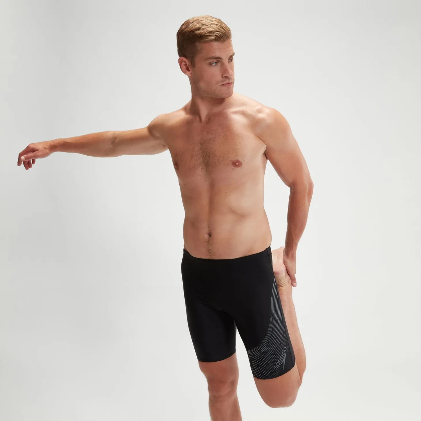 Men's Medley Logo Jammer Black/Grey