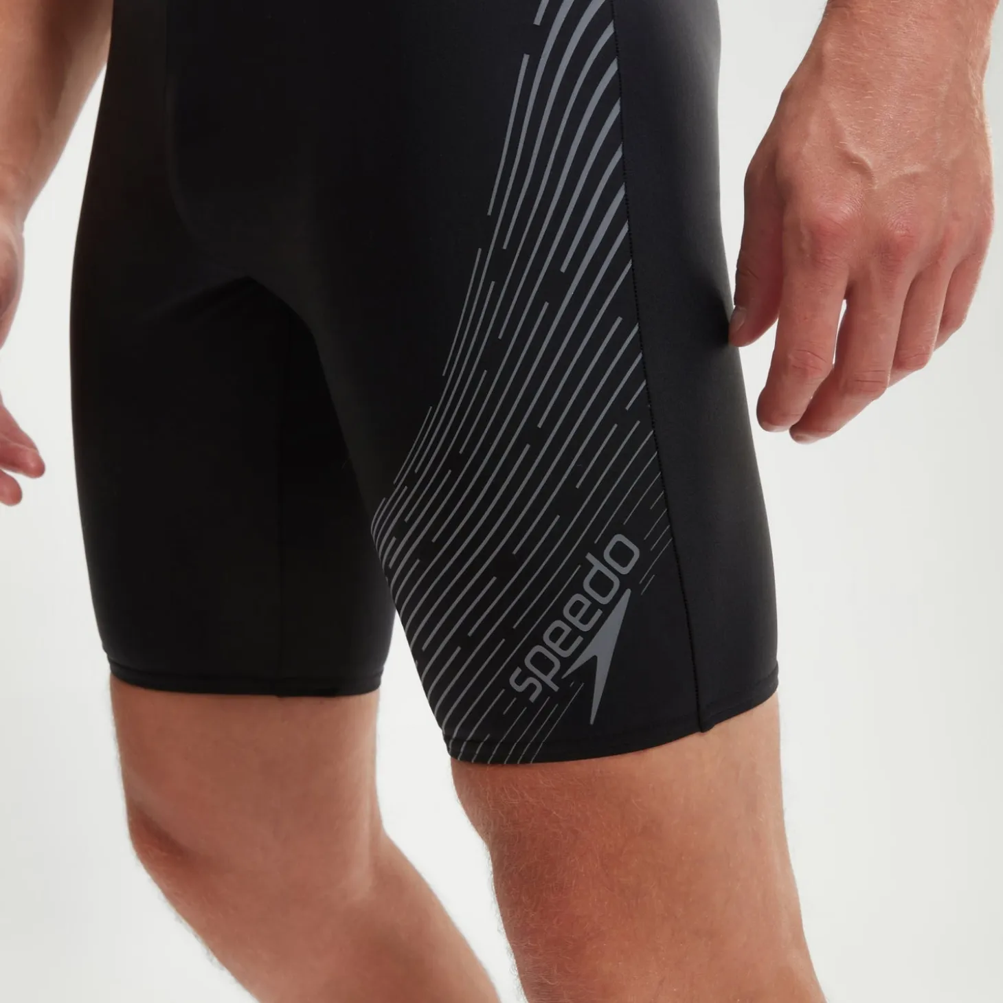 Men's Medley Logo Jammer Black/Grey