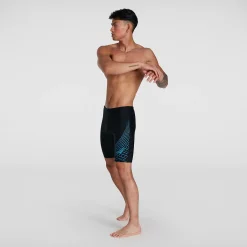 Men's Medley Logo Jammer Black/Blue
