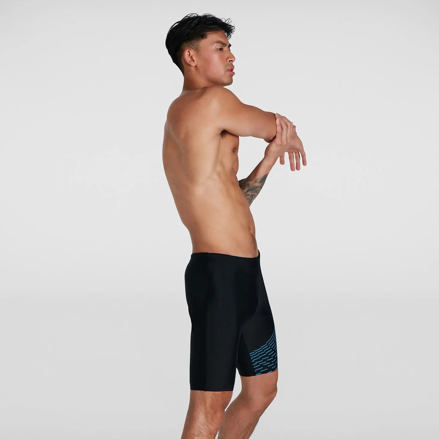 Men's Medley Logo Jammer Black/Blue