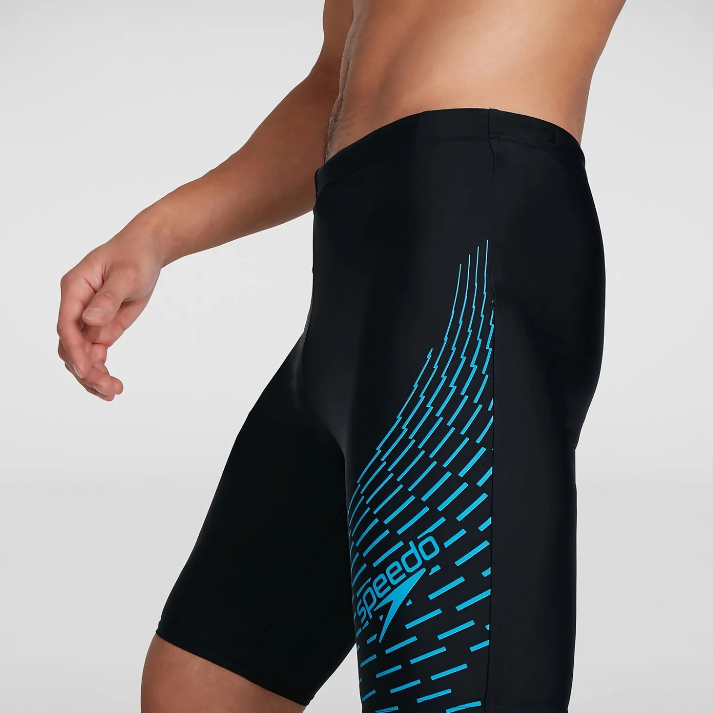 Men's Medley Logo Jammer Black/Blue