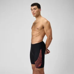 Men's Medley Logo Jammer Black/Red