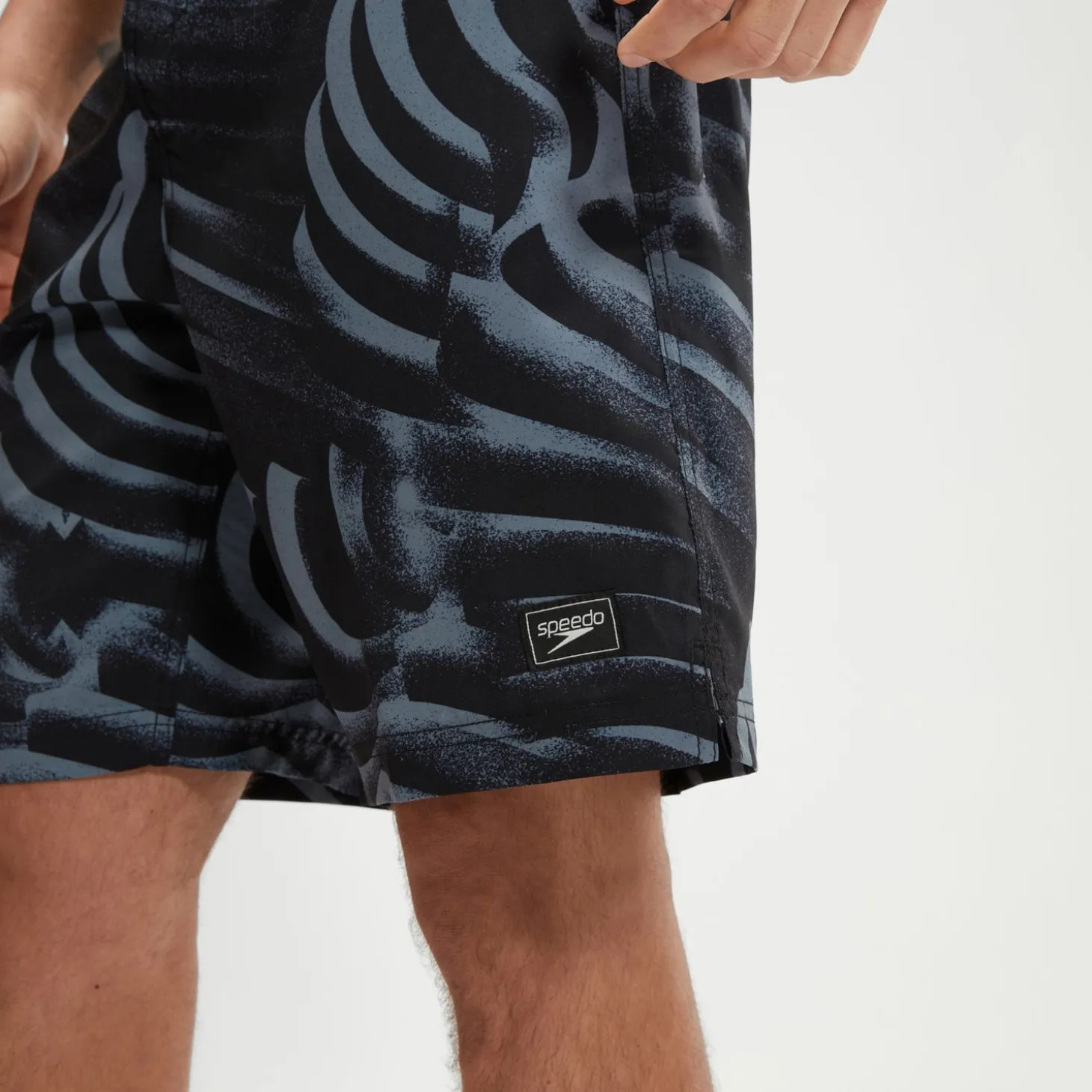 Men's Print Bondi Basin 20'' Swim Shorts Grey