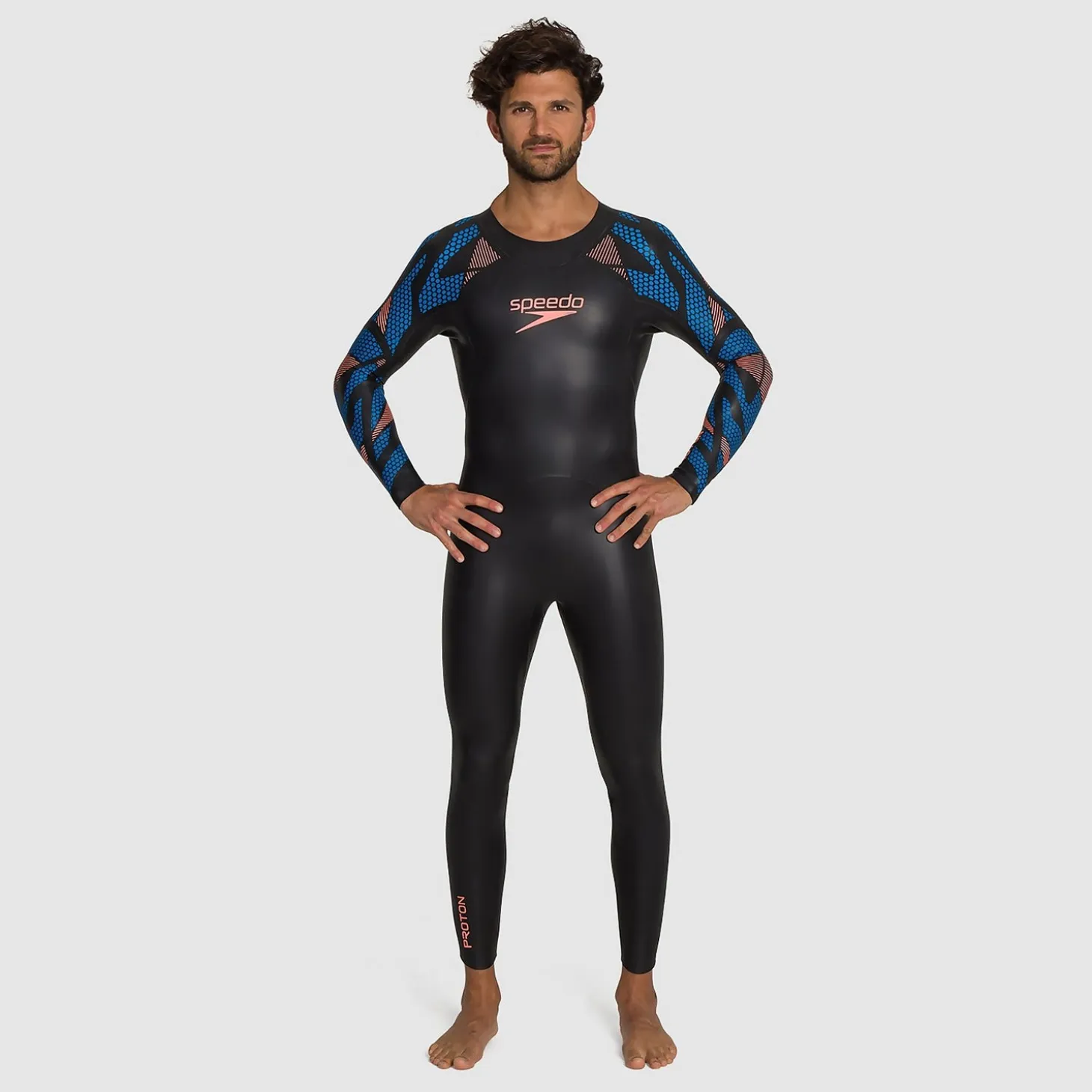 Men's Proton Wetsuit Black/Blue