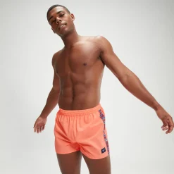 Men's Retro 13'' Swim Shorts Coral
