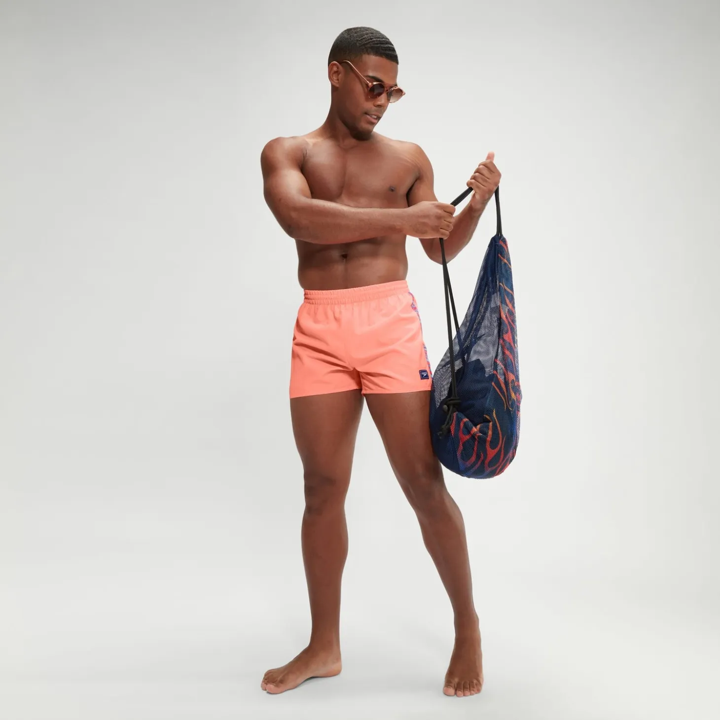 Men's Retro 13'' Swim Shorts Coral