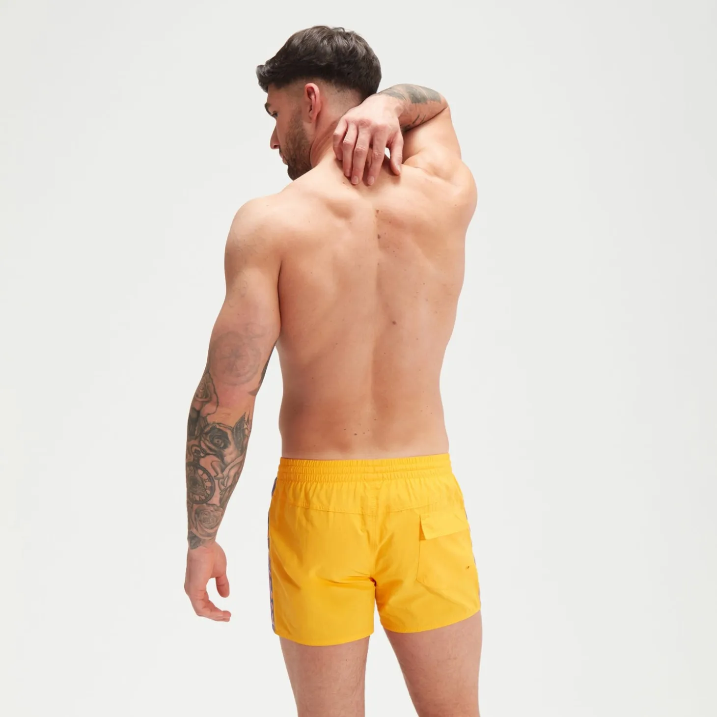 Men's Retro 13" Swim Shorts Yellow