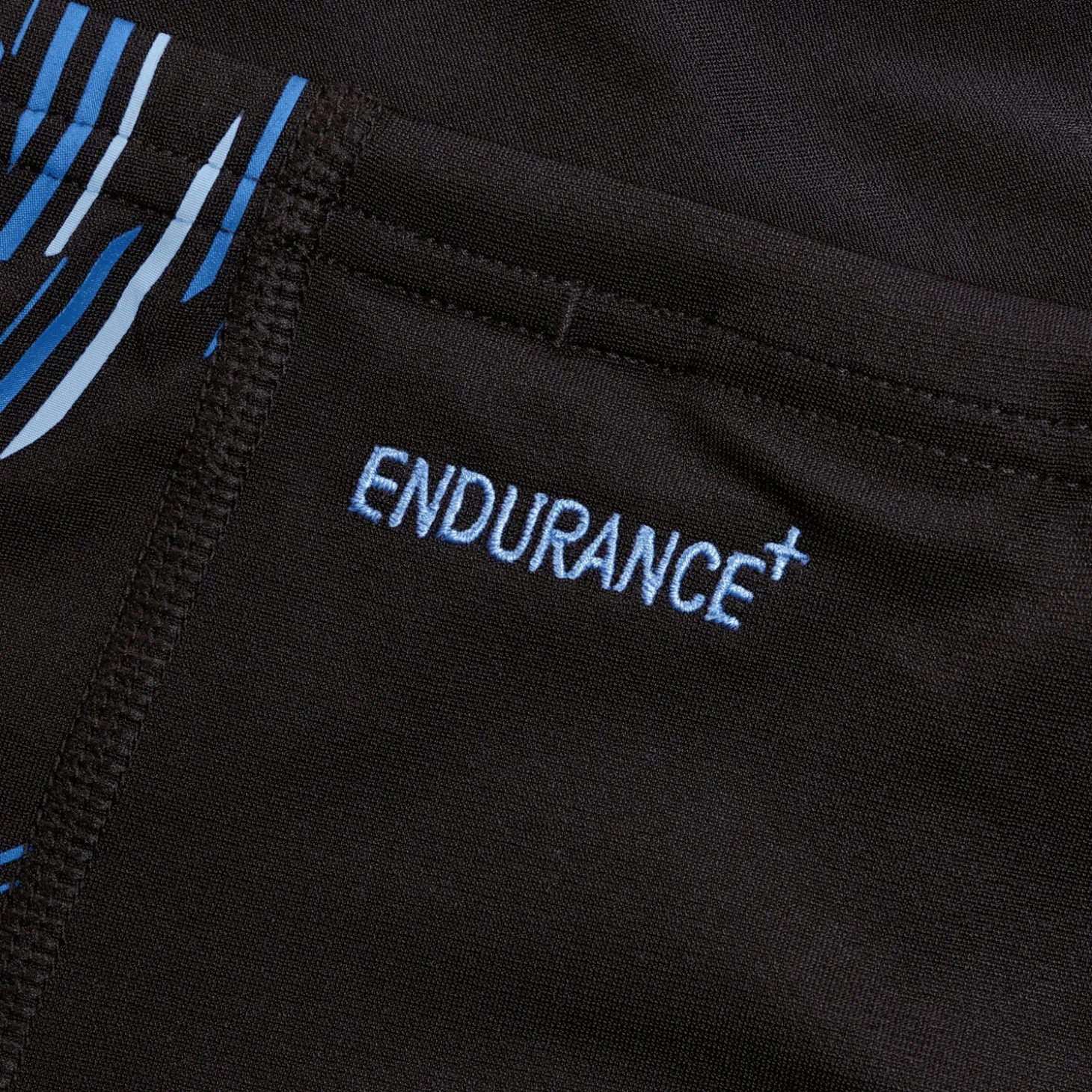 Men's Tech Panel Aquashort Black/Blue