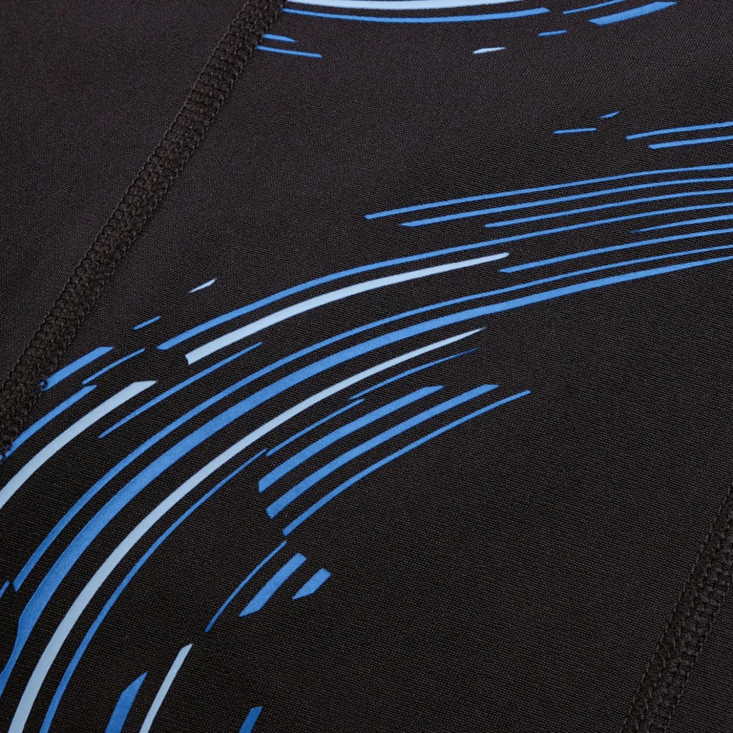 Men's Tech Panel Aquashort Black/Blue