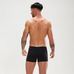 Men's Tech Panel Aquashorts Black/Red