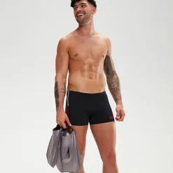 Men's Tech Panel Aquashorts Black/Red