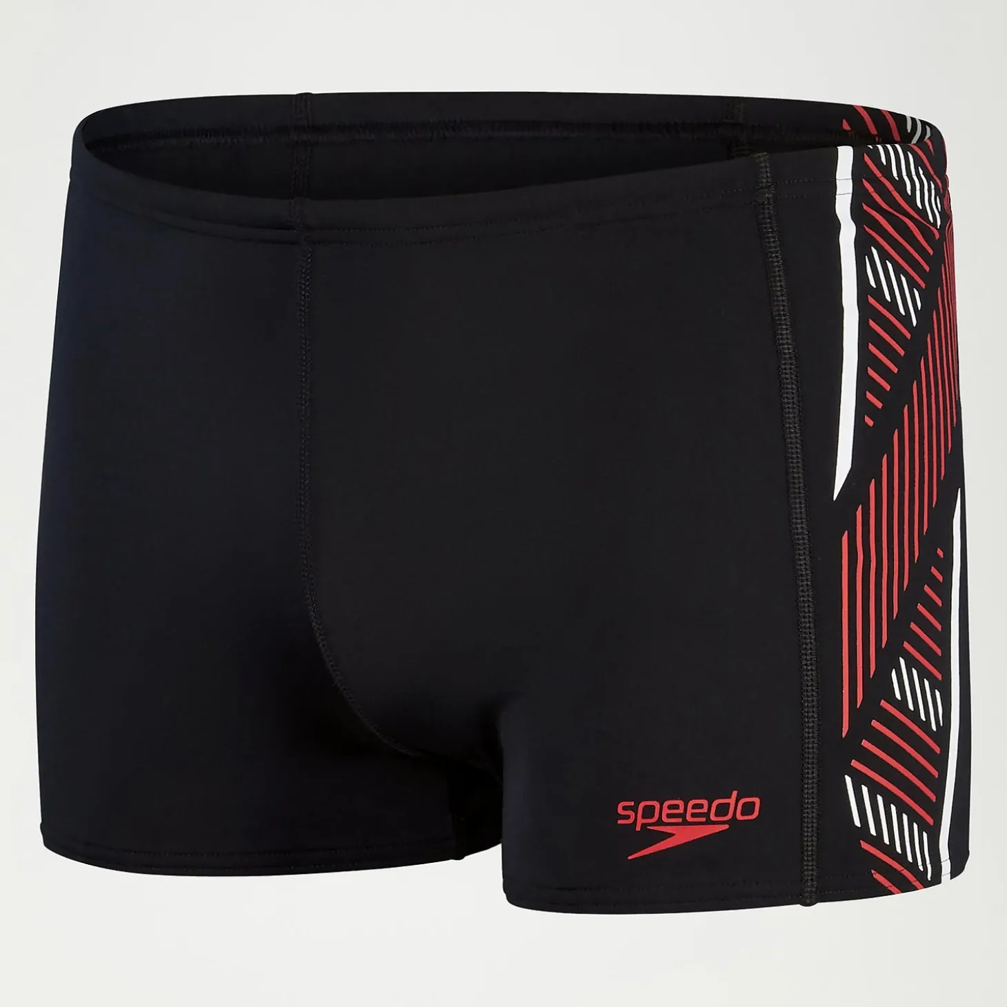 Men's Tech Panel Aquashorts Black/Red