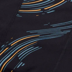 Men's Tech Panel Aquashort Black/Orange