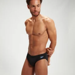 Men's Tech Panel Brief Black/Blue