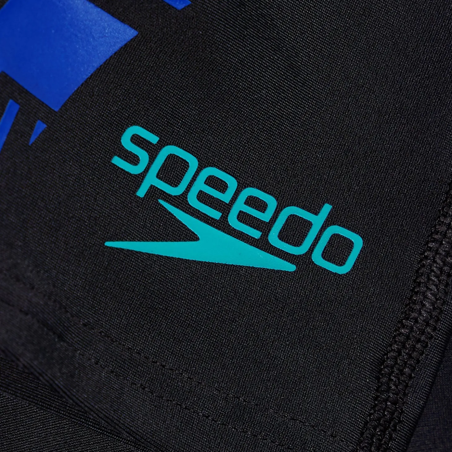 Men's Tech Print Aquashorts Black/Blue