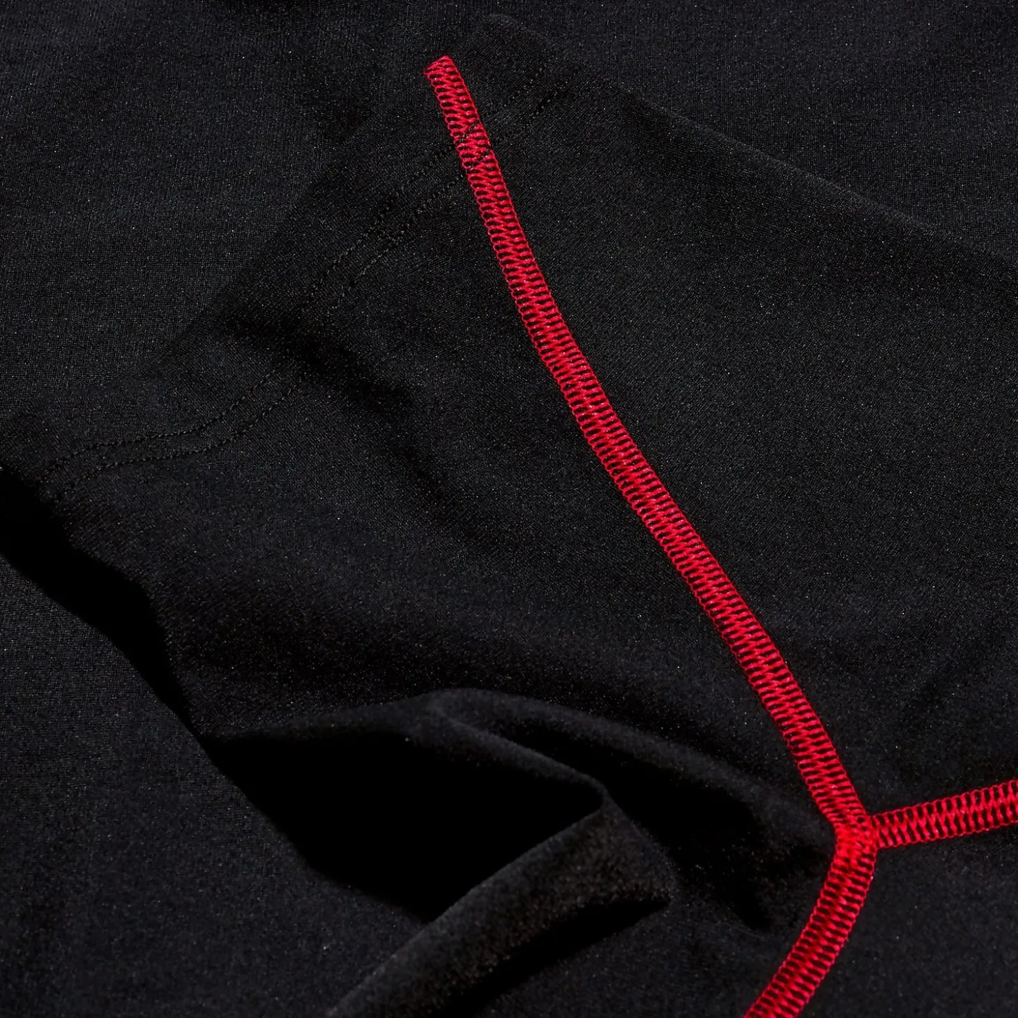 Men's Tech Short Sleeve Rash Top Black/Red
