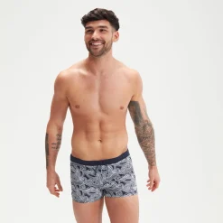 Men's Valmilton Allover Aquashort Navy/White