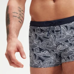 Men's Valmilton Allover Aquashort Navy/White