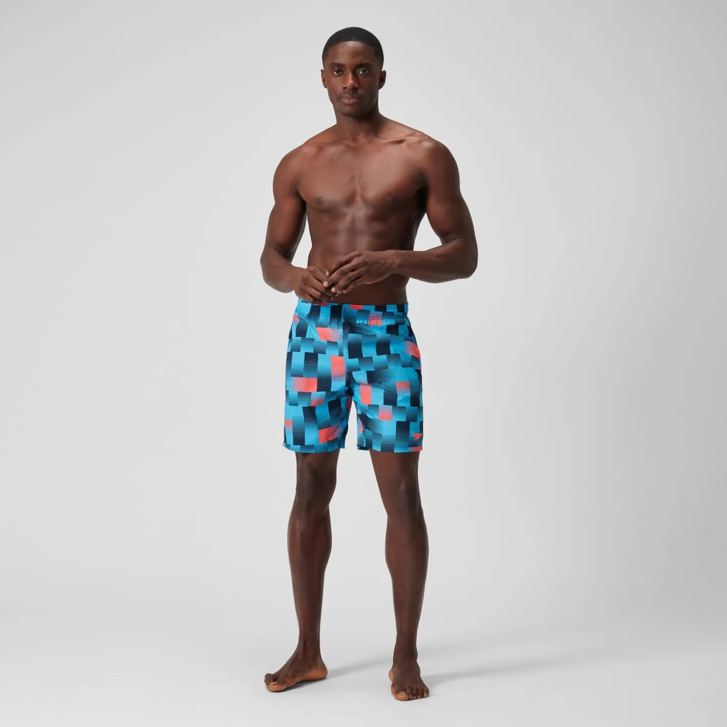Men's Xpress Lite Allover 18" Swim Shorts Blue/Navy