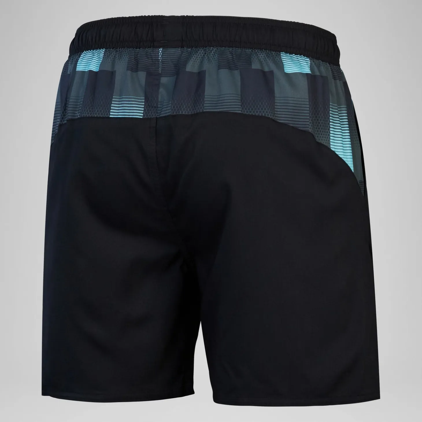 Men's Xpress Lite Panel 16" Swim Shorts Black/Grey