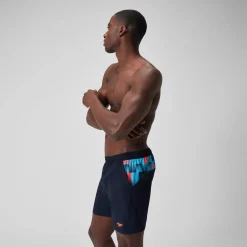 Men's Xpress Lite Panel 16" Swim Shorts Navy/Blue
