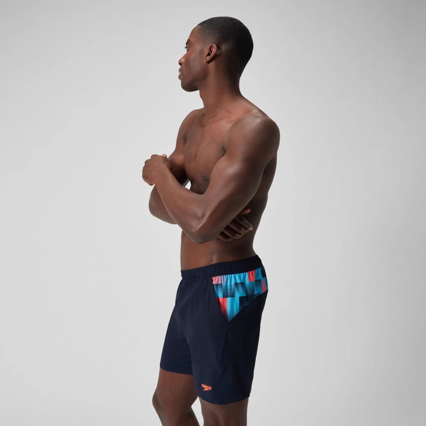 Men's Xpress Lite Panel 16" Swim Shorts Navy/Blue