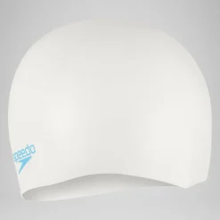 Plain Moulded Silicone Junior Cap White