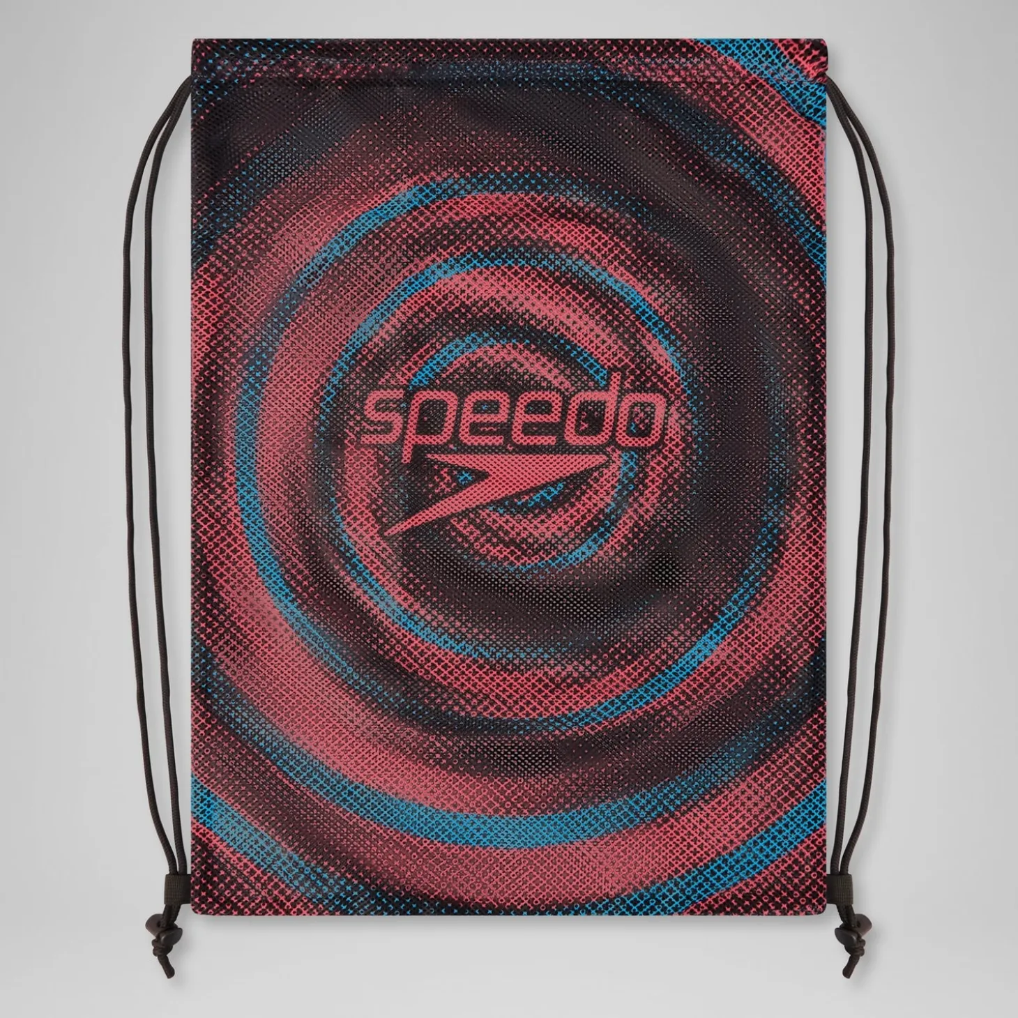 Printed Mesh Bag Black/Red