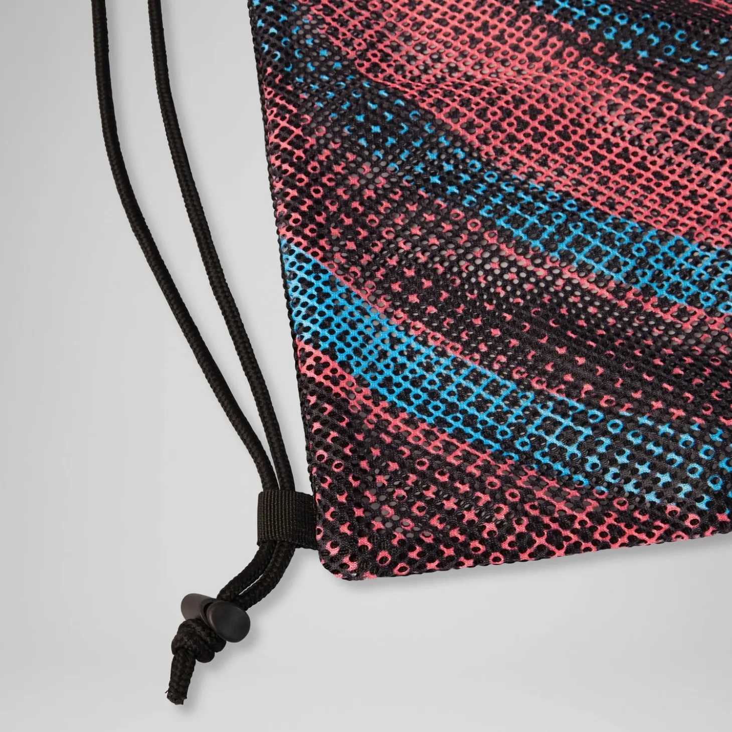 Printed Mesh Bag Black/Red