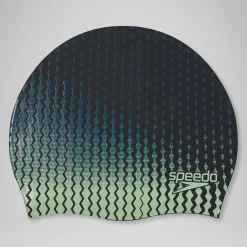 Printed Silicone Cap Black/Green