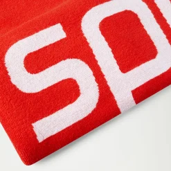 Speedo Logo Towel Red/White