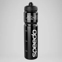 Speedo 1LTR Water Bottle Black