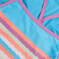 Women's Club Training Placement Digital Vback Swimsuit Blue/Pink