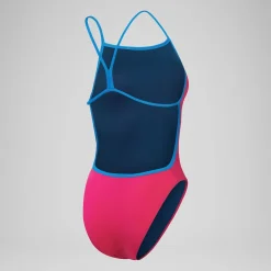 Women's Club Training Solid Vback Swimsuit Purple/Blue