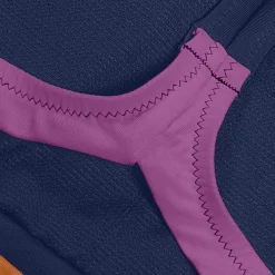 Women's Colourblock Bikini Top Blue
