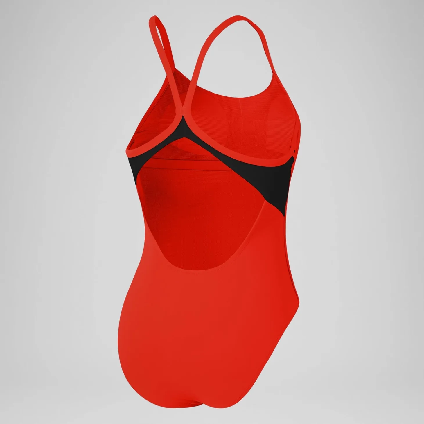 Women's Colourblock Racerback Swimsuit Red