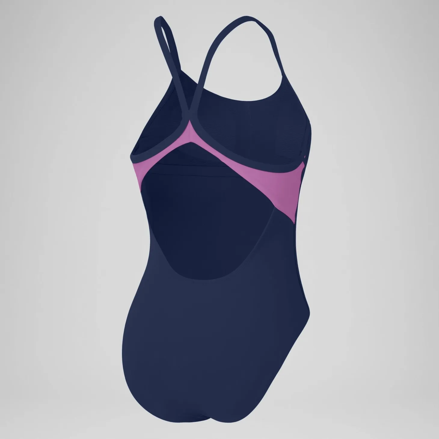 Women's Colourblock Racerback Swimsuit Blue